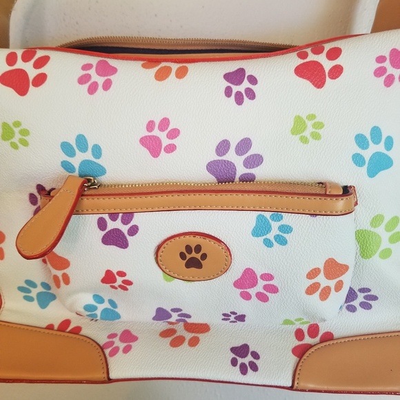 animal rescue Handbags - Paw print purse